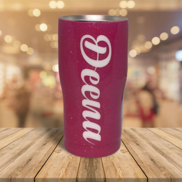 Custom 20oz glitter tumbler